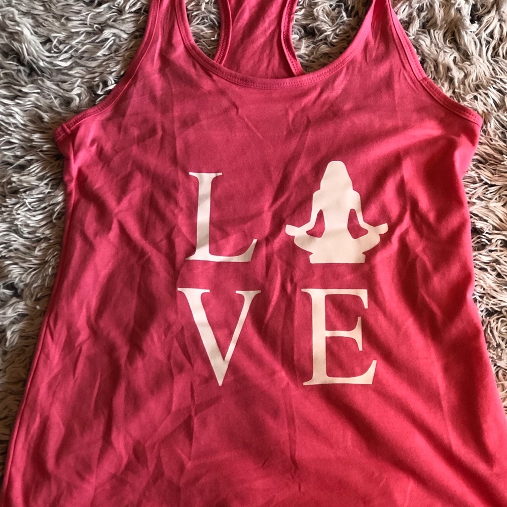 Yoga LOVE Racerback Tank - Picture 2 of 4